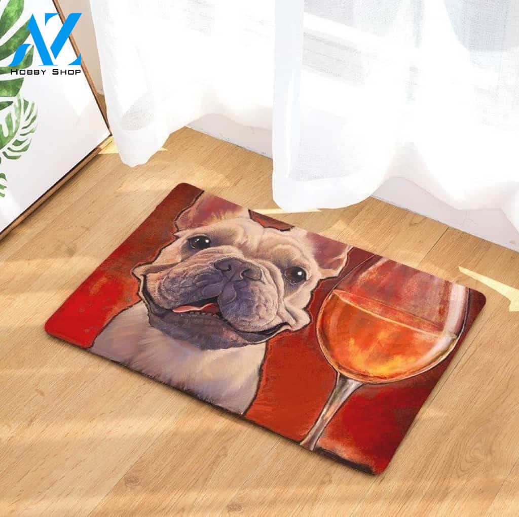 French Bulldog Home Decor Doormat - Welcome Mat - House Warming Gift