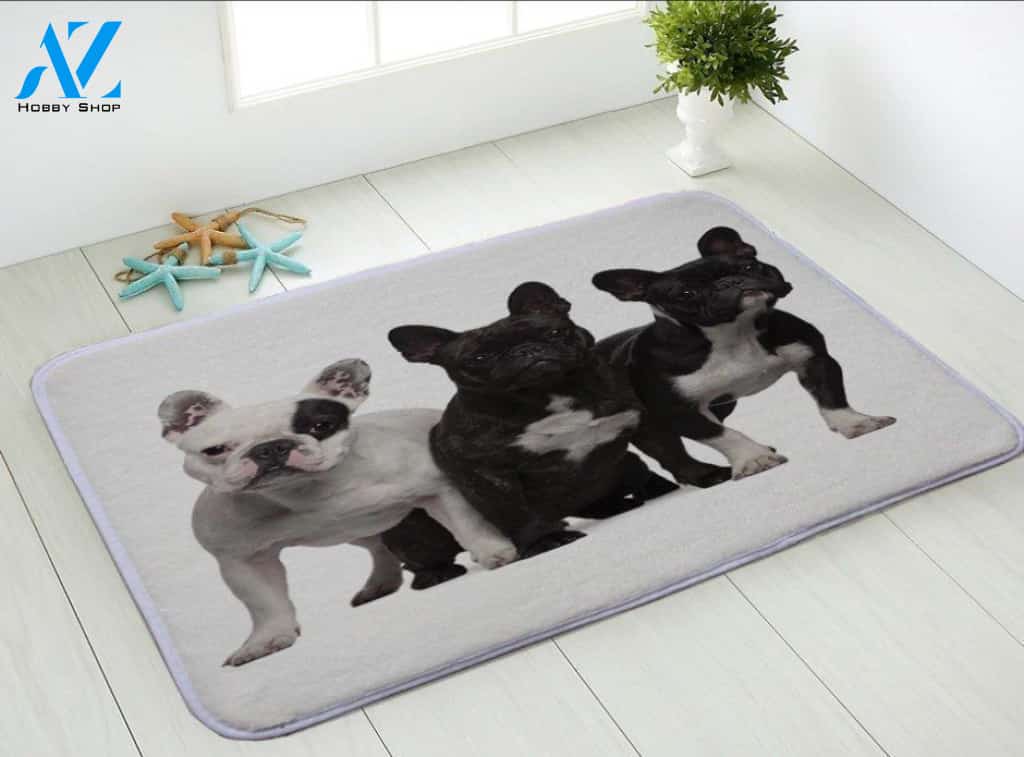 French Bulldog Home Decor Doormat - Welcome Mat - House Warming Gift