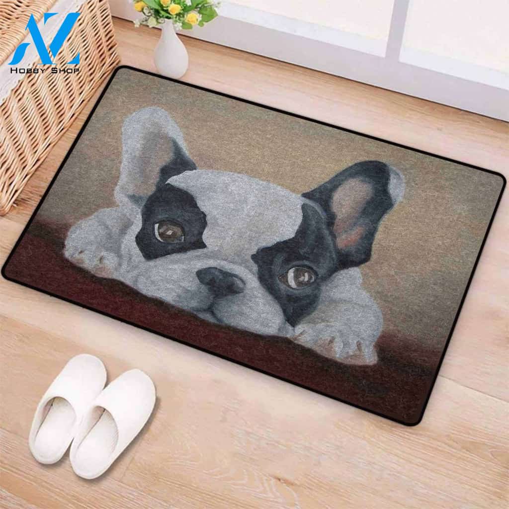 French Bulldog Home Decor Doormat - Welcome Mat - House Warming Gift
