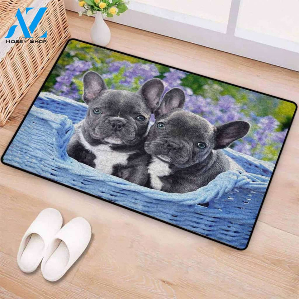 French Bulldog Home Decor Doormat - Welcome Mat - House Warming Gift