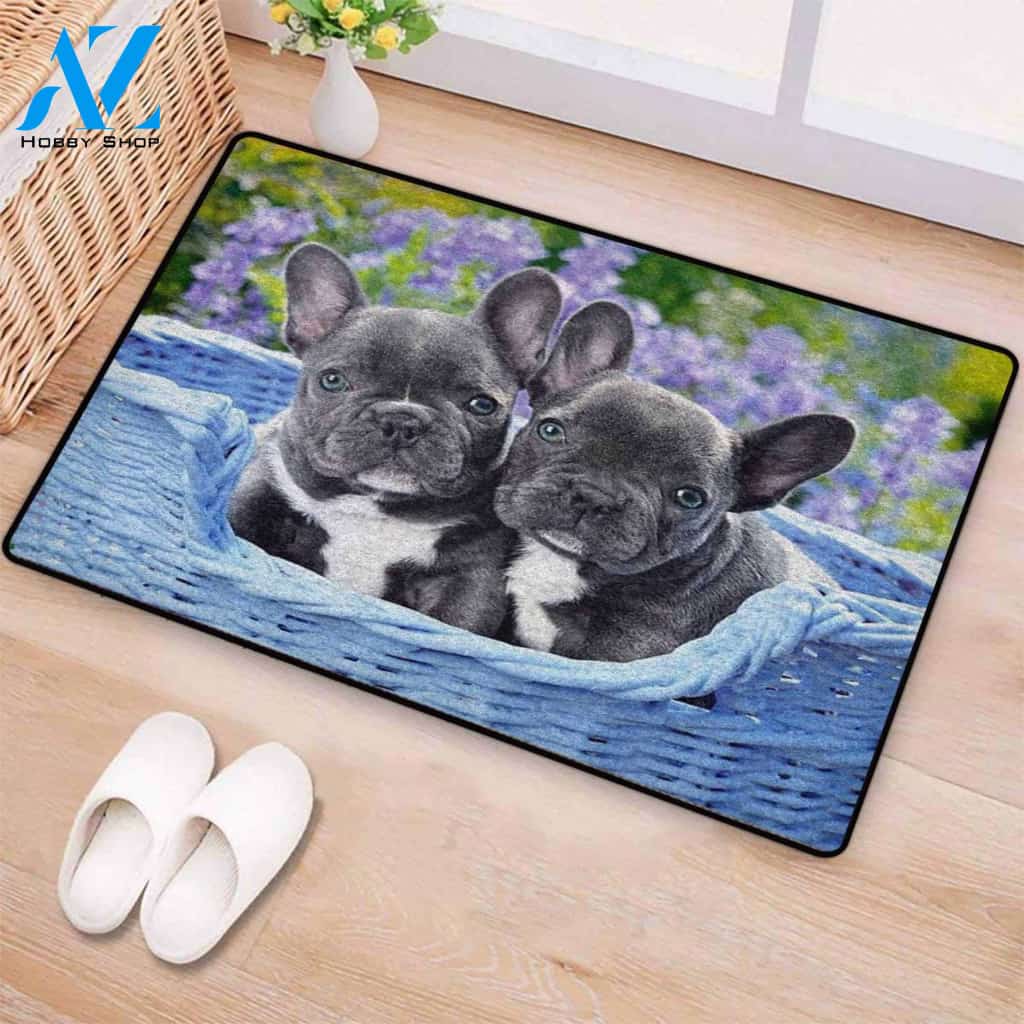 French Bulldog Home Decor Doormat - Welcome Mat - House Warming Gift