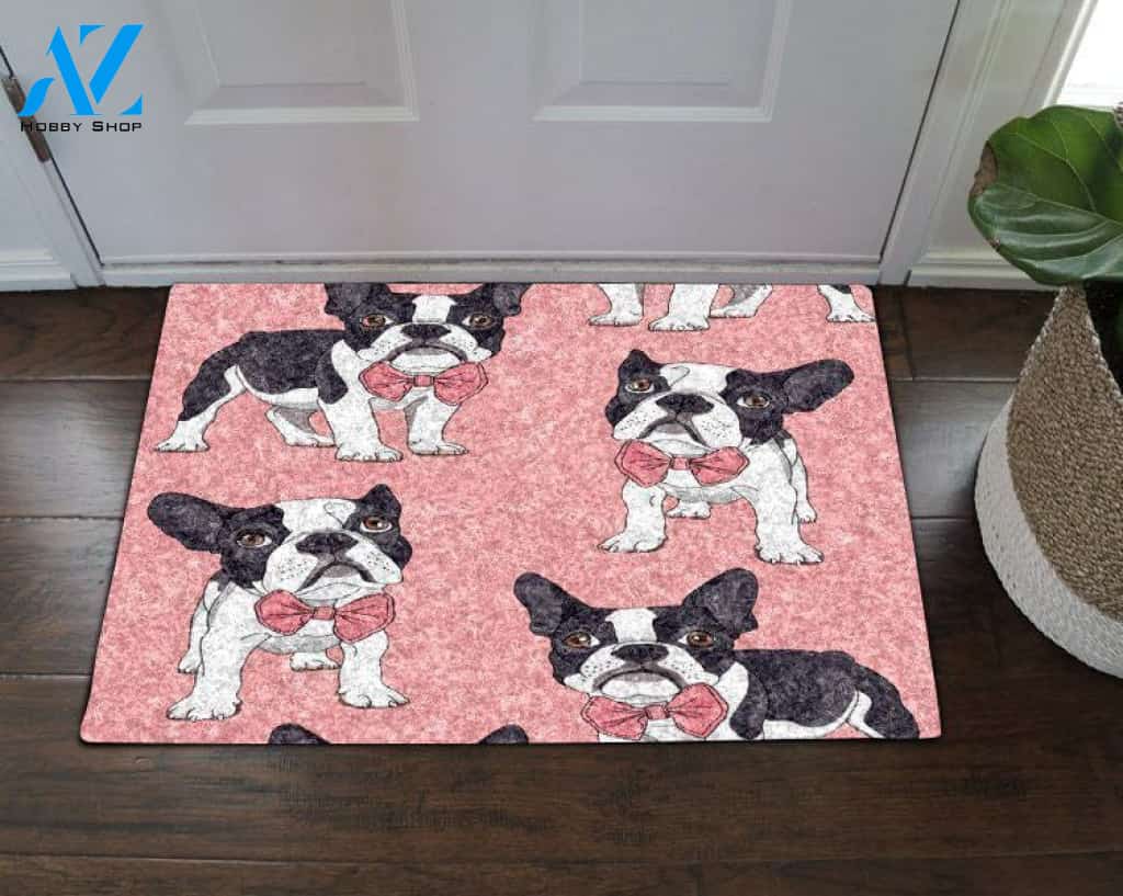 French Bulldog Home Decor Doormat - Welcome Mat - House Warming Gift