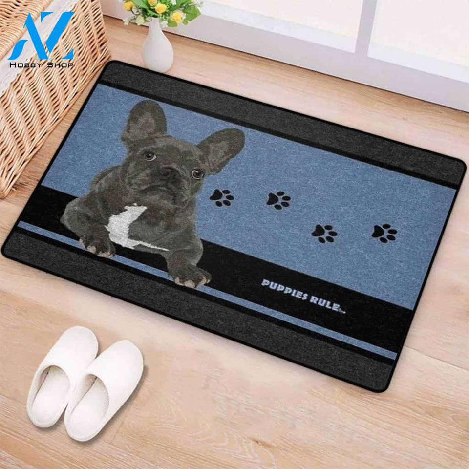 French Bulldog Home Decor Doormat - Welcome Mat - House Warming Gift