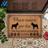 French Bulldog Please Remove Your Shoes Funny Indoor And Outdoor Doormat Warm House Gift Welcome Mat Birthday Gift For Dog Lovers