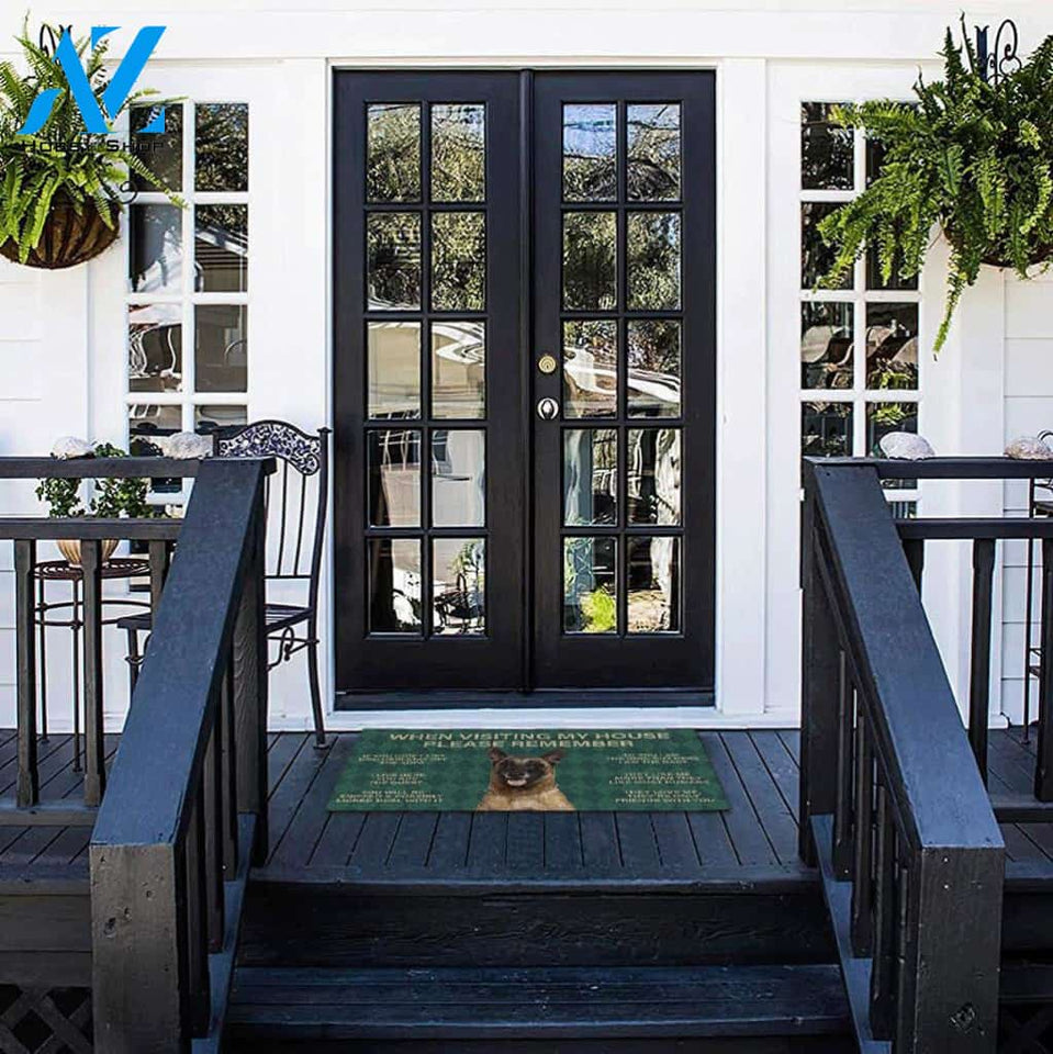 French Bulldog's Rules Doormat