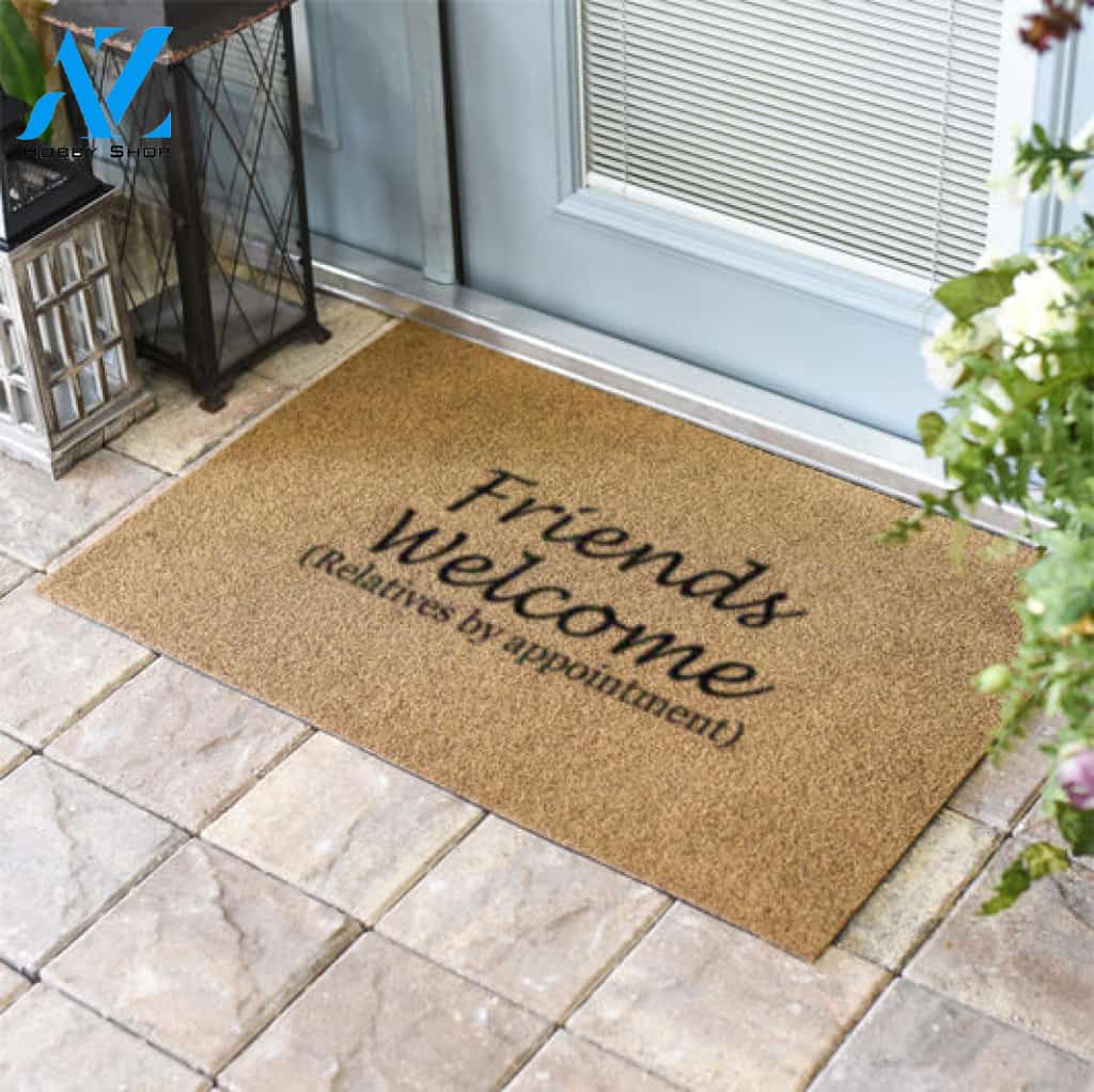 Friends welcome relatives by appointment