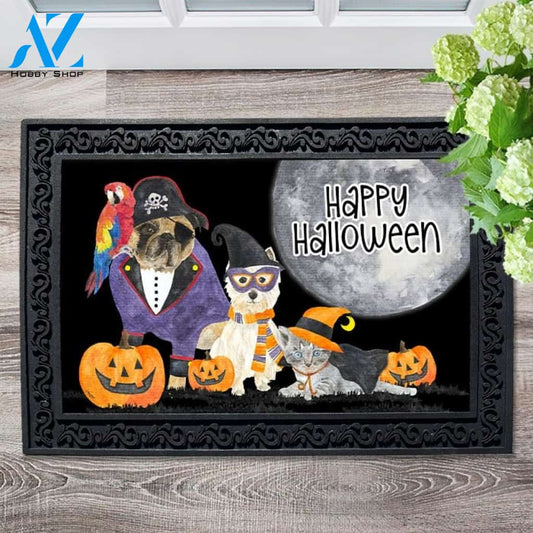 Fright Night Dog Friends Doormat - 18" x 30"