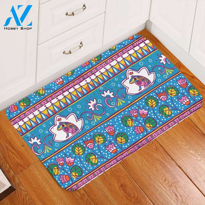 Frog Prince Pattern Printed Doormat Home Decor
