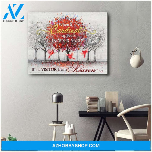 From Heaven Cardinal Wall Art Canvas