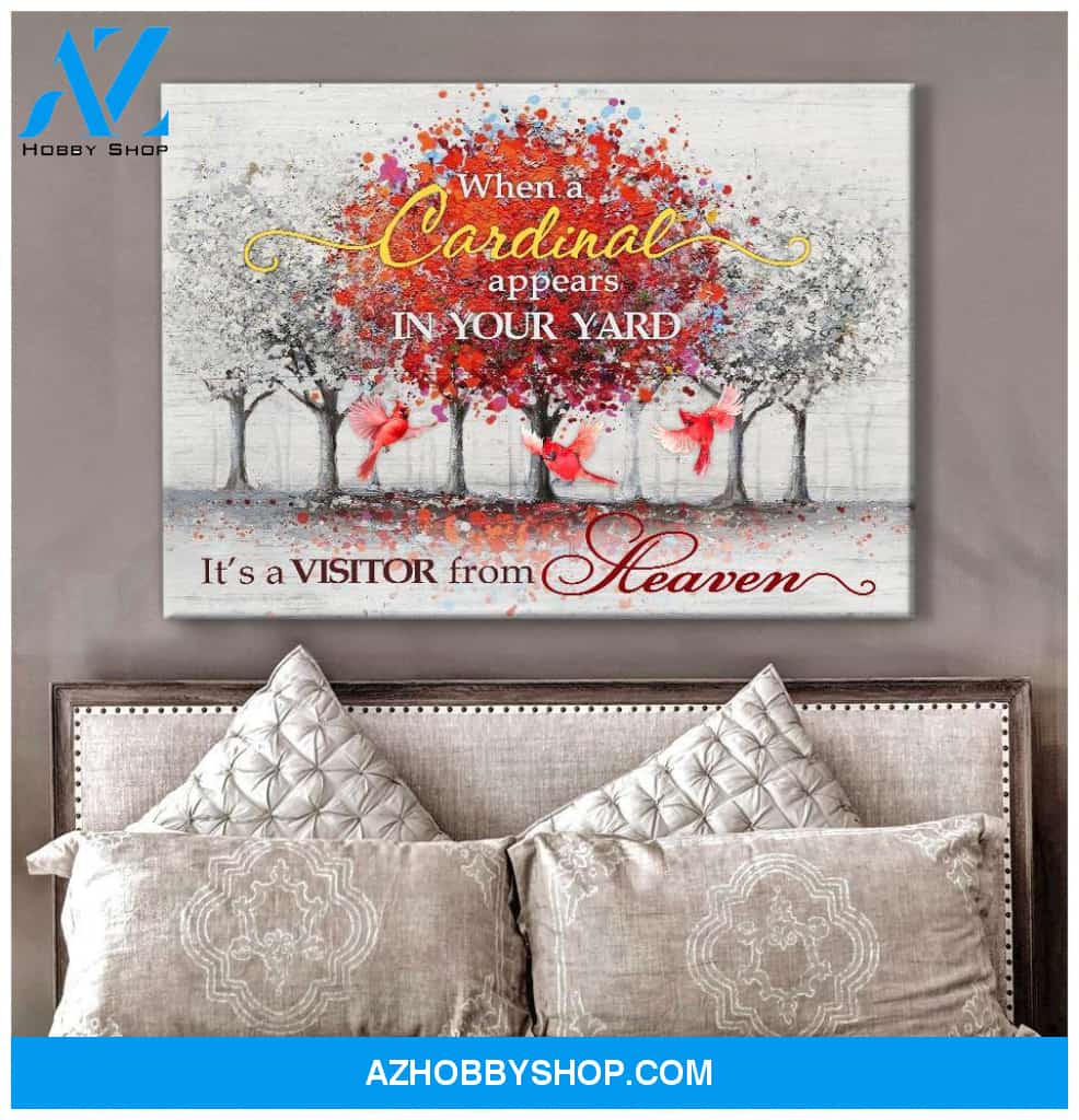 From Heaven Cardinal Wall Art Canvas