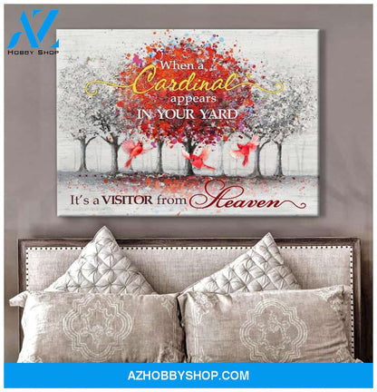 From Heaven Cardinal Wall Art Canvas