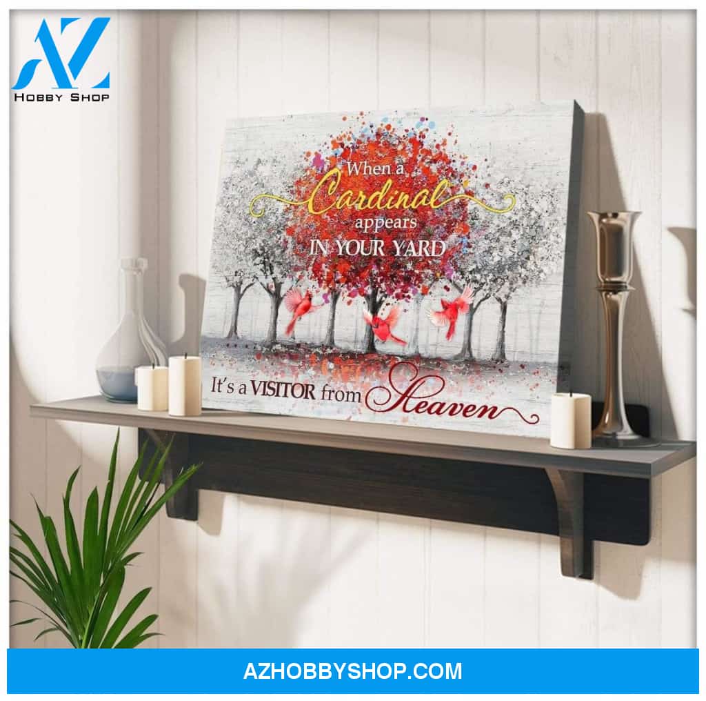 From Heaven Cardinal Wall Art Canvas