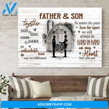 Gift For Dad From Son Country Life Barn Canvas