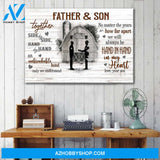 Gift For Dad From Son Country Life Barn Canvas