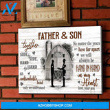 Gift For Dad From Son Country Life Barn Canvas