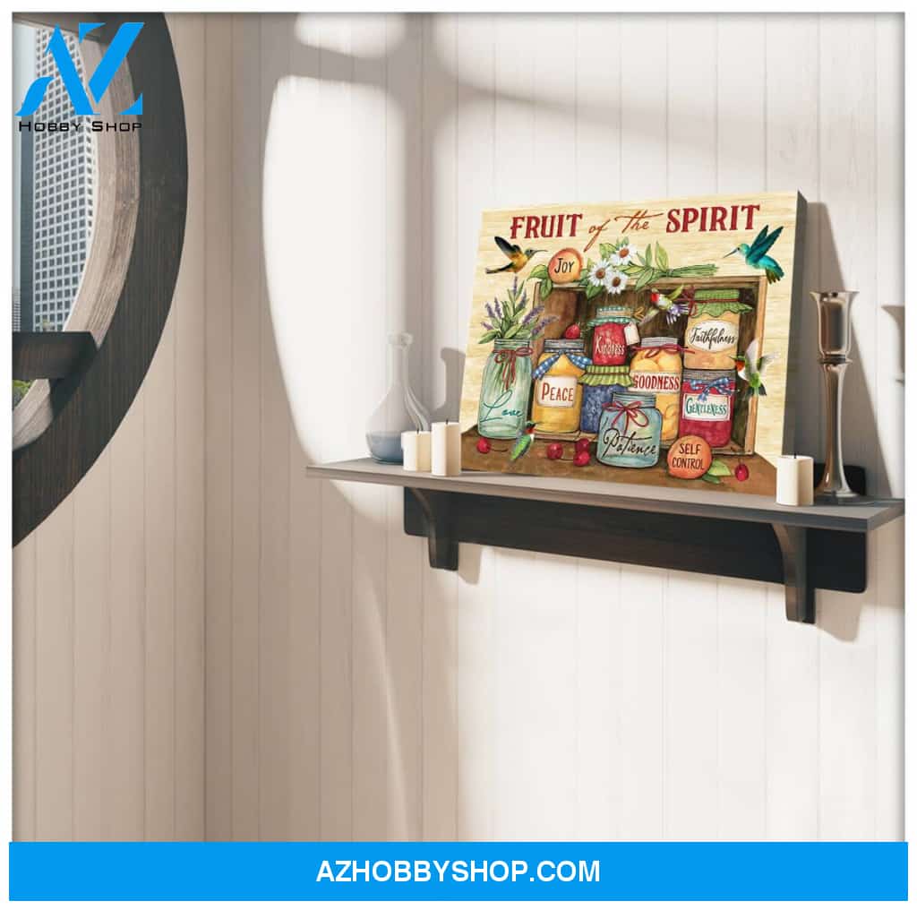 Fruit of the spirit Hummingbird Canvas Wall Art Decor