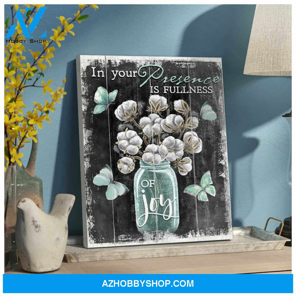 Fullness of Joy Butterfly Canvas Wall Art Decor