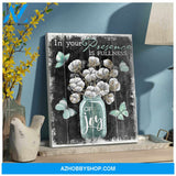 Fullness of Joy Butterfly Canvas Wall Art Decor