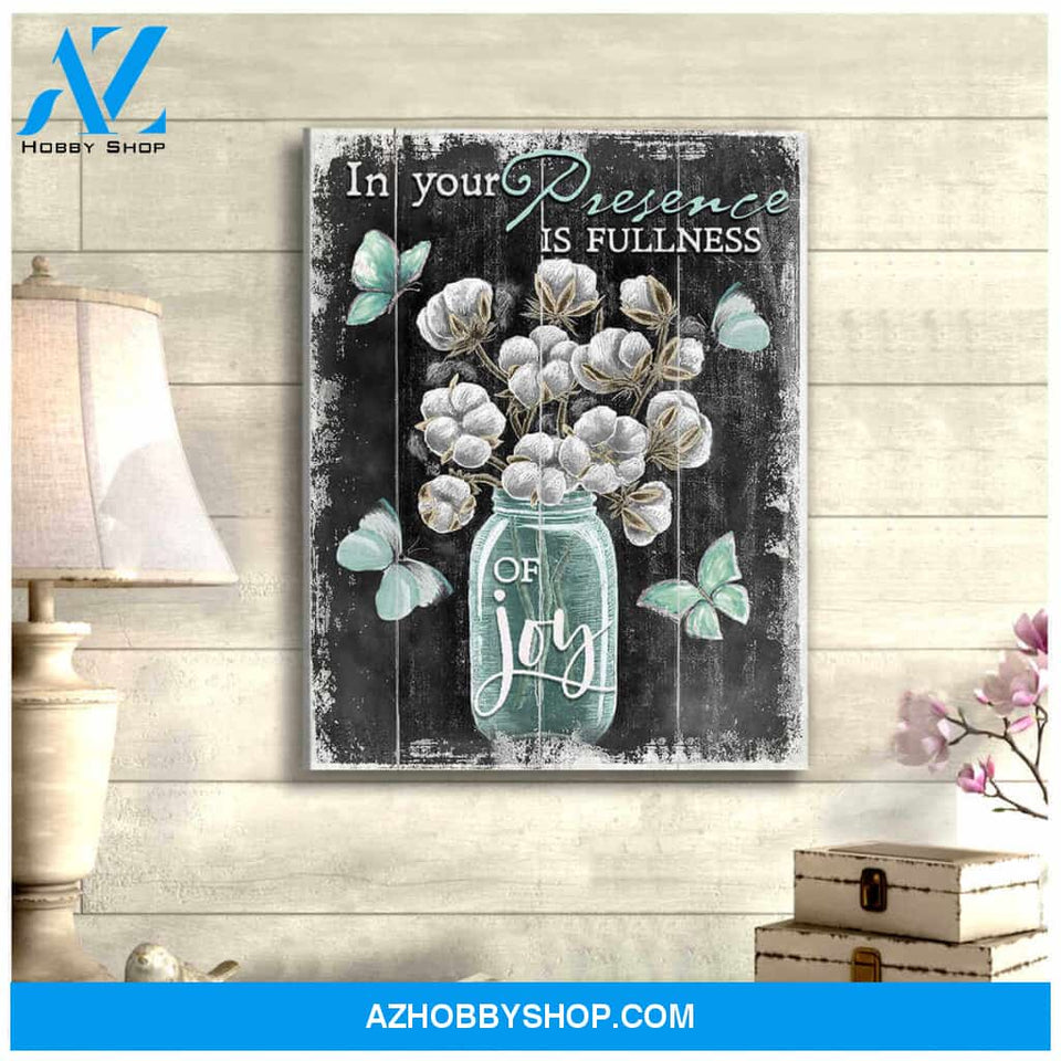 Fullness of Joy Butterfly Canvas Wall Art Decor