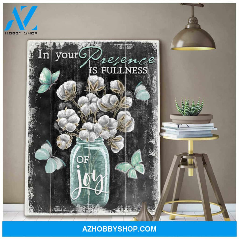 Fullness of Joy Butterfly Canvas Wall Art Decor