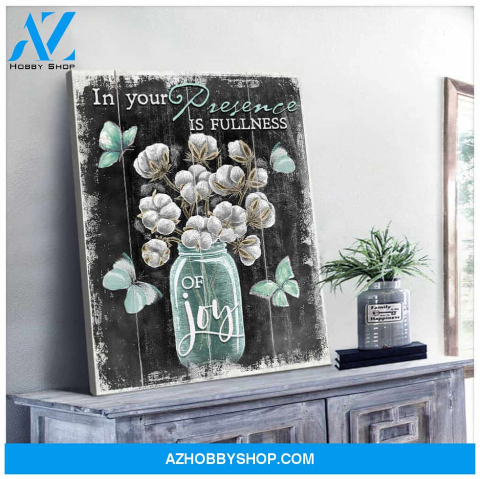 Fullness of Joy Butterfly Canvas Wall Art Decor