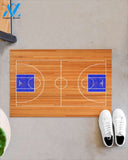 Funny Basketball Court Indoor And Outdoor Doormat Gift For Basketball Lovers Birthday Gift Decor Warm House Gift Welcome Mat