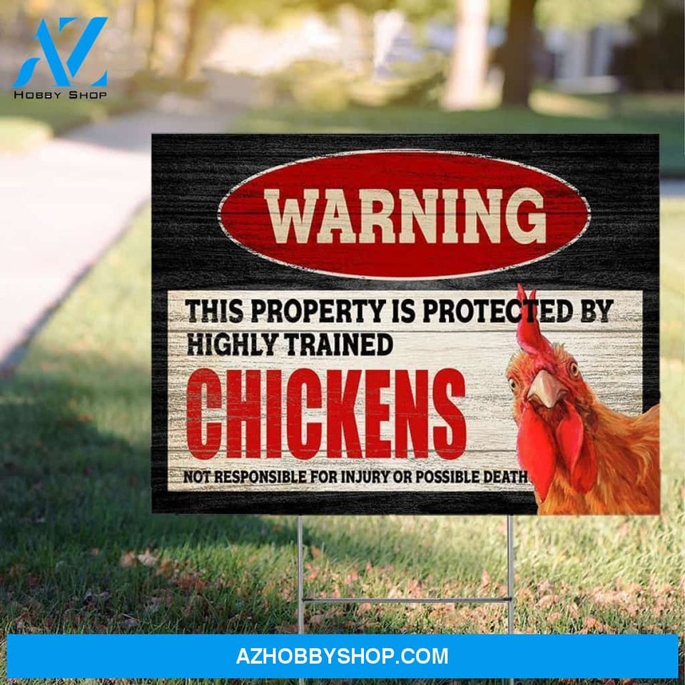 Funny Chicken Coop Sign Chicken Canvas And Poster, Canvas Painting, Wall Decor Visual Art