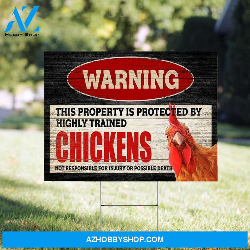 Funny Chicken Coop Sign Chicken Canvas And Poster, Canvas Painting, Wall Decor Visual Art