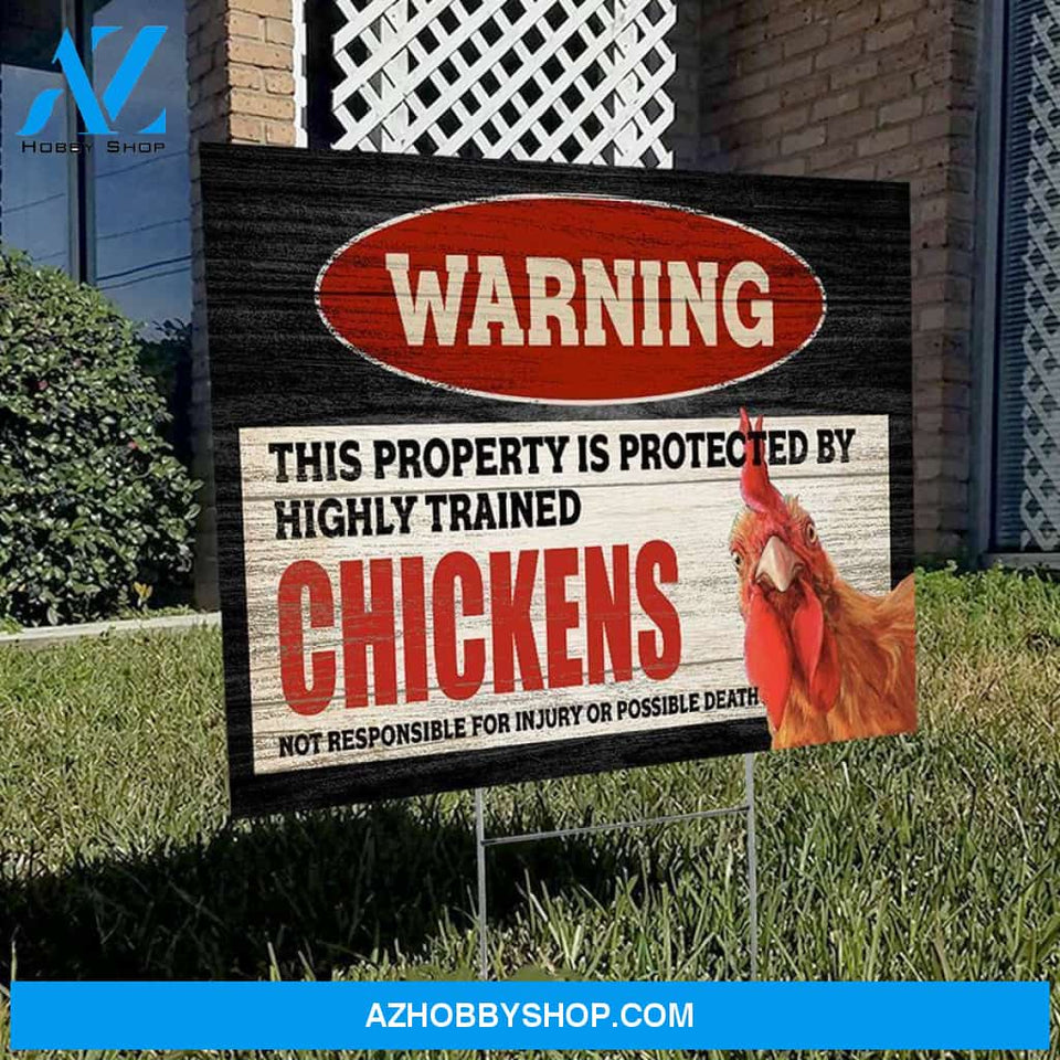 Funny Chicken Coop Sign Chicken Canvas And Poster, Canvas Painting, Wall Decor Visual Art