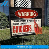 Funny Chicken Coop Sign Chicken Canvas And Poster, Canvas Painting, Wall Decor Visual Art