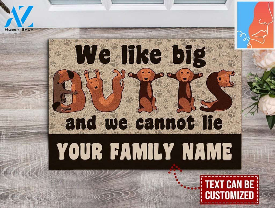 Funny Dachshunds Dance in My Home Doormat 2 | Welcome Mat | House Warming Gift