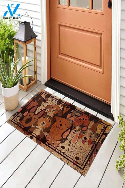 Funny Dog Doormat Housewarming Gift Indoor and Outdoor Doormat Welcome Mat House Warming Gift Home Decor Funny Doormat Gift Idea