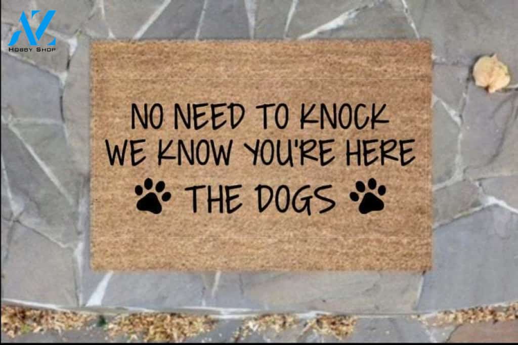 Funny Dog Easy Clean Welcome DoorMat | Felt And Rubber | 40x60 cm | 45x75 cm | 60x90 cm | Colorful | DO1617