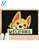 Funny Dog Welcome Doormat Welcome Mat House Warming Gift Home Decor Gift for Dog Lovers Funny Doormat Gift Idea