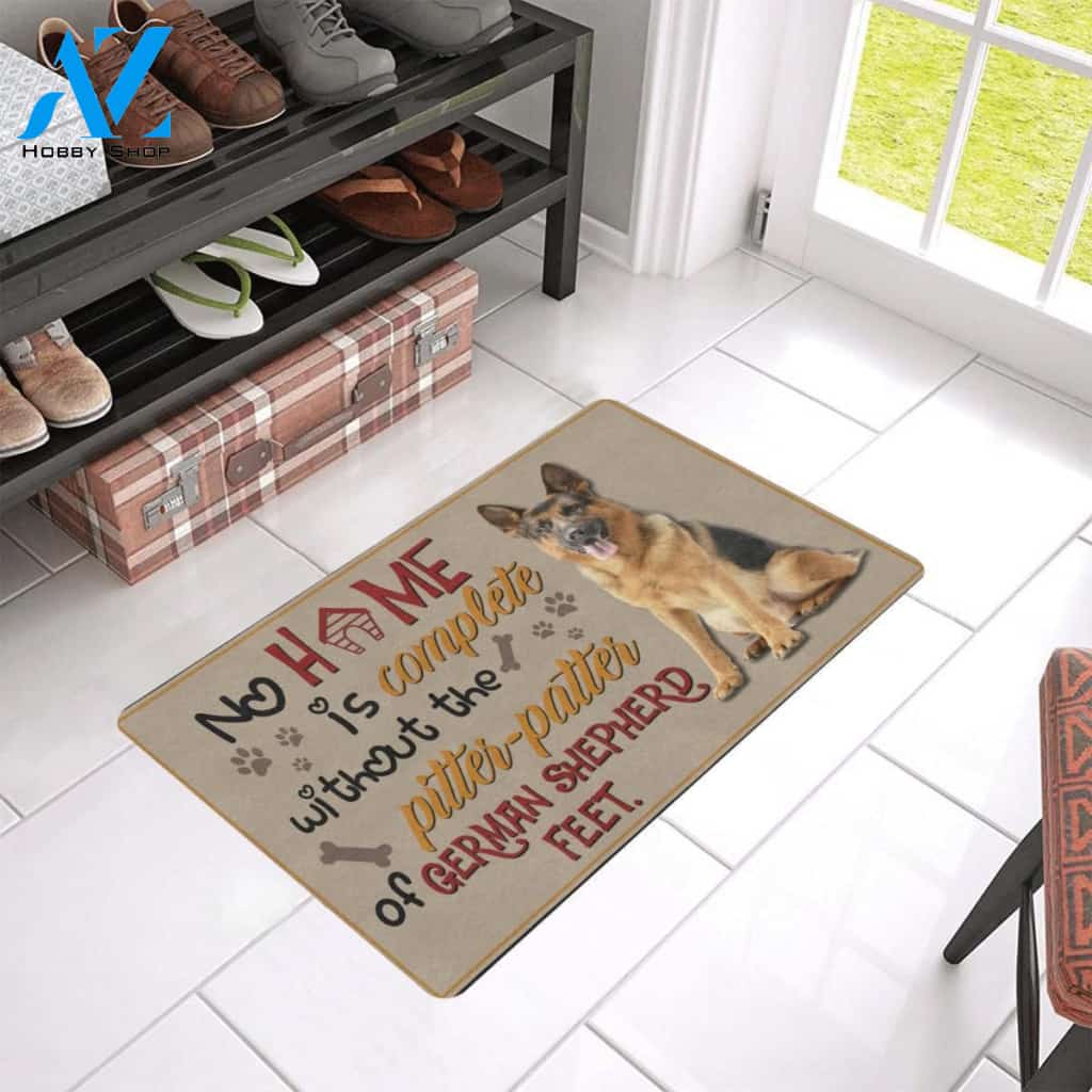 Funny German Shepherd Feet Printed Doormat Home Decor