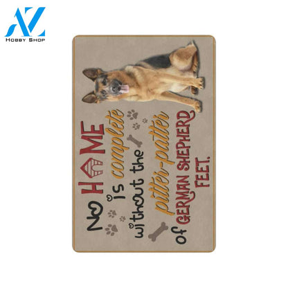 Funny German Shepherd Feet Printed Doormat Home Decor