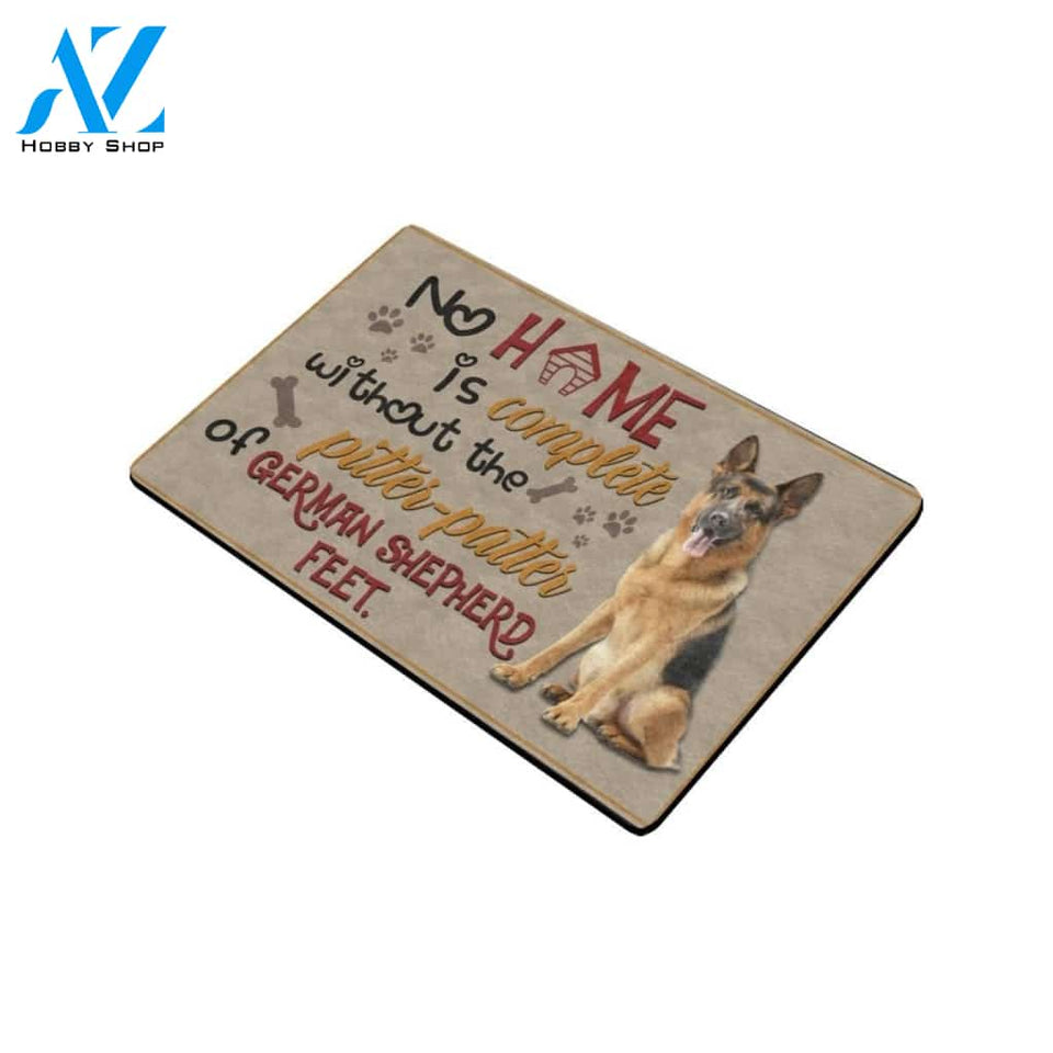 Funny German Shepherd Feet Printed Doormat Home Decor