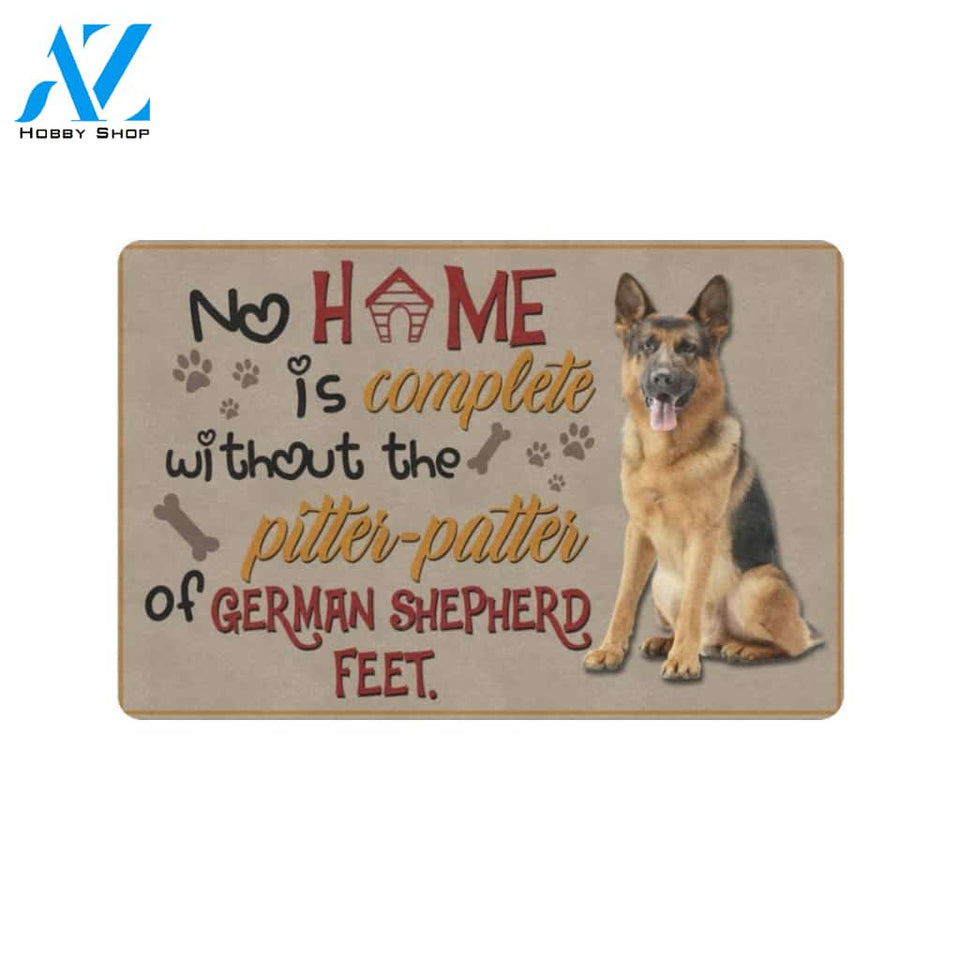 Funny German Shepherd Feet Printed Doormat Home Decor