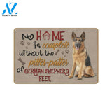 Funny German Shepherd Feet Printed Doormat Home Decor