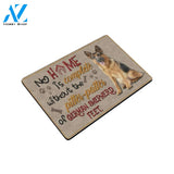 Funny German Shepherd Feet Printed Doormat Home Decor