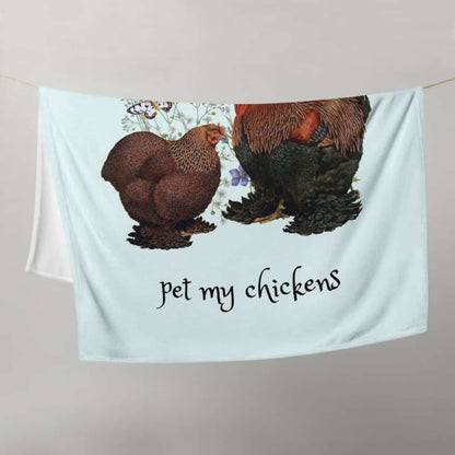 Funny Gifts, Cochin Chicken, Cottage Decor, Nature, Blanket