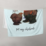 Funny Gifts, Cochin Chicken, Cottage Decor, Nature, Blanket