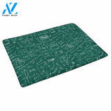 Funny Green School Maths Formula Doormat Entrance Rug Indoor and Outdoor Doormat Classroom Decor Housewarming Gift Gift for Teachers Gift for Students