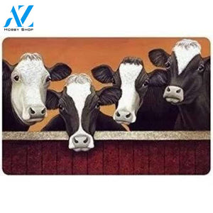 Funny Milk Cow Doormat Floor Mats Rugs Outdoors/Indoor Doormat