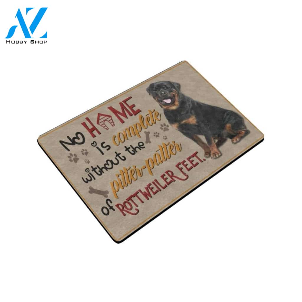 Funny Rottweiler Feel Printed Doormat Home Decor