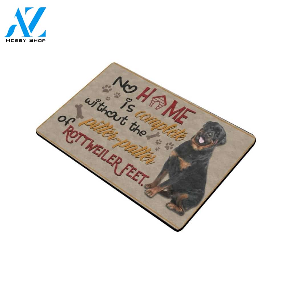 Funny Rottweiler Feel Printed Doormat Home Decor