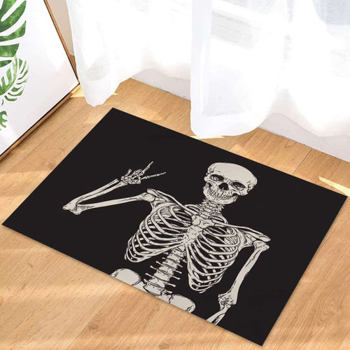 Funny Skull Halloween Doormat | Best Outdoor Halloween Decoration