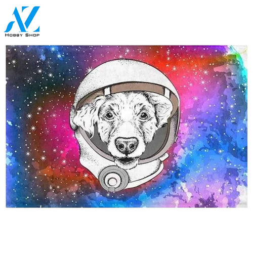 Funny Spaniel Dog In Astronaut Space Suit Doormat Welcome Mat House Warming Gift Home Decor Gift For Dog Lovers Funny Doormat Gift Idea