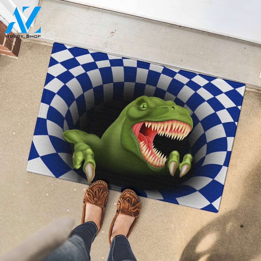 Funy 3D Dinosaur Doormat Welcome Mat Housewarming Gift Home Decor Funny Doormat Best Gift Idea For Family