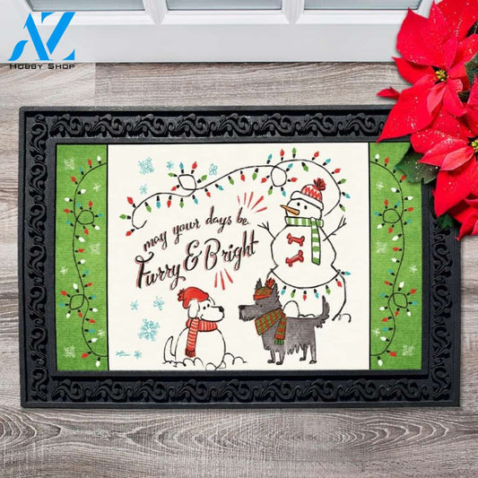 Furry & Bright Scottie Doormat - 18" x 30"